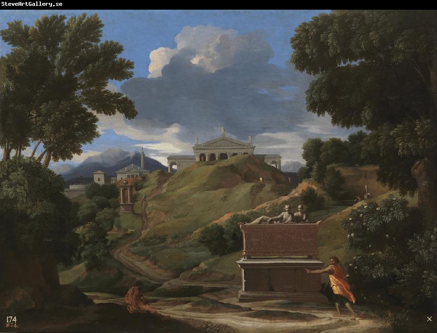 Nicolas Poussin Paisaje con ruinas